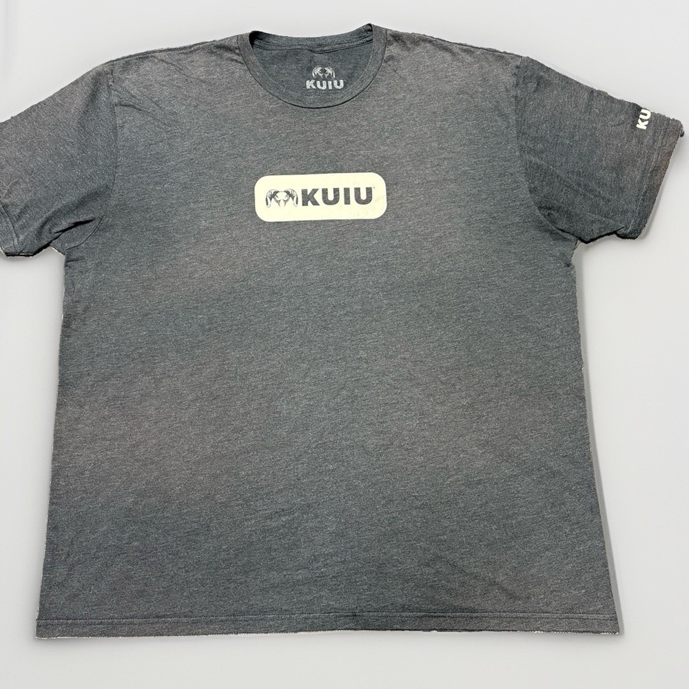 KUIU‎ Hunting T-Shirt Men's Hunting Graphic Short Sleeve Grey Outdoors Ram
